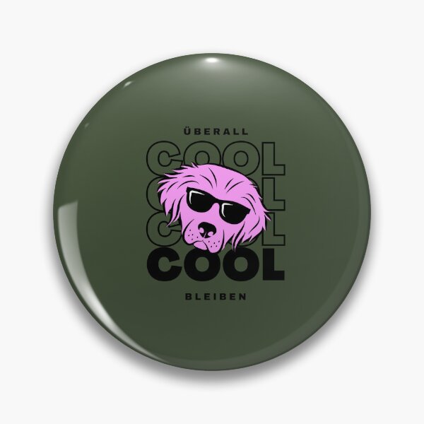 Item preview, überall cool bleiben | Dog Illustration | Green Background designed and sold by RM-Journey.