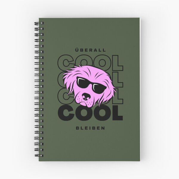 Item preview, überall cool bleiben | Dog Illustration | Green Background designed and sold by RM-Journey.