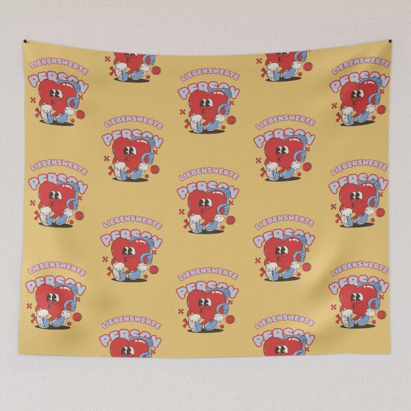 Item preview, Liebenswerte Person | Cute Character Illustration | Yellow Background designed and sold by RM-Journey.