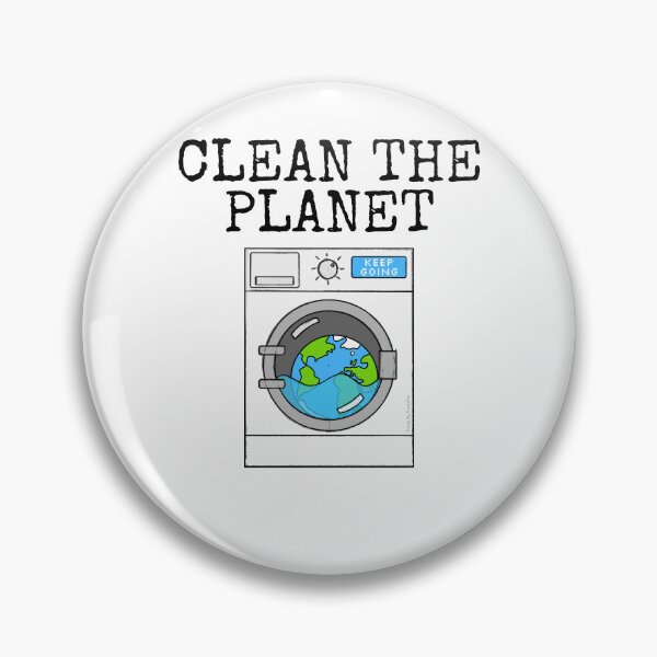 Item preview, Clean The Planet, Washing Machine Earth Day Funny designed and sold by doodlerob.