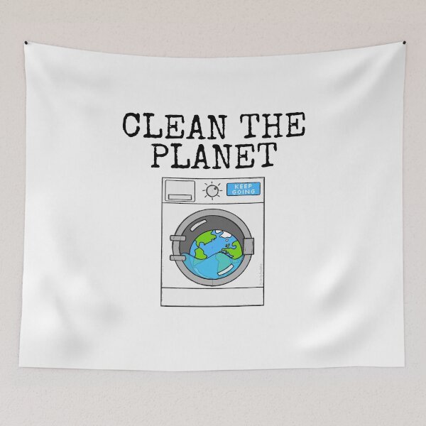 Item preview, Clean The Planet, Washing Machine Earth Day Funny designed and sold by doodlerob.
