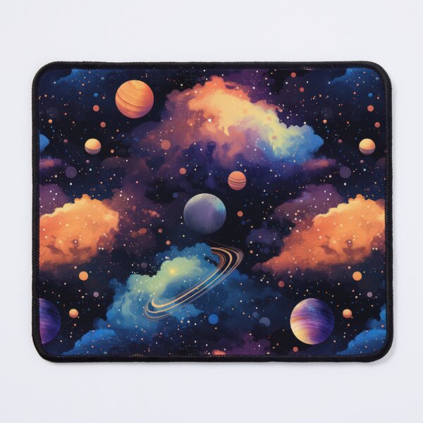 Item preview, Outer space galaxy pattern - stars and planet cosmic art designed and sold by Daydreamsatdawn.
