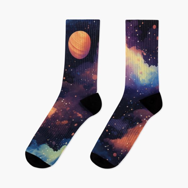 Item preview, Outer space galaxy pattern - stars and planet cosmic art designed and sold by Daydreamsatdawn.