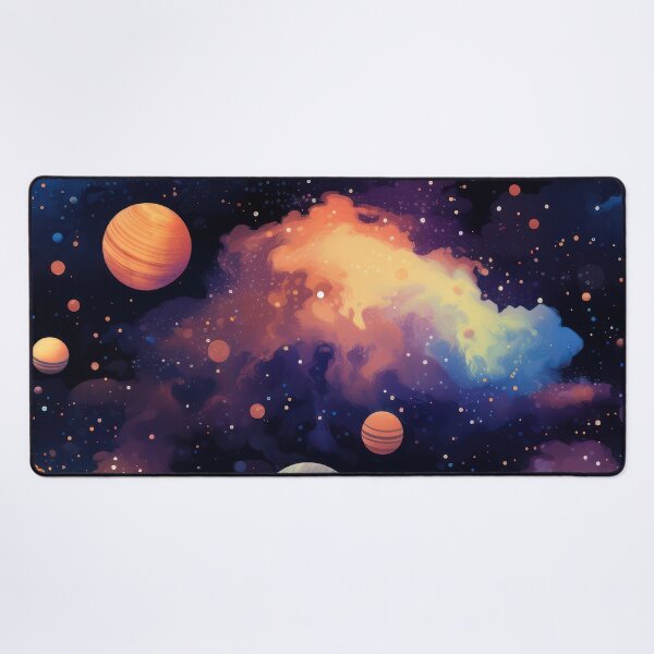 Item preview, Outer space galaxy pattern - stars and planet cosmic art designed and sold by Daydreamsatdawn.