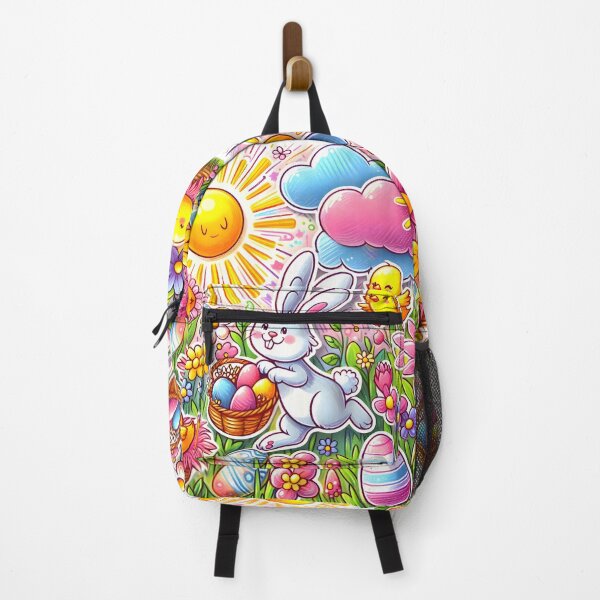 Item preview, Bunny's Joyful Journey designed and sold by AI-Only Creations.