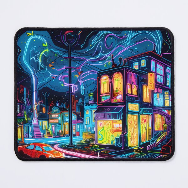 Item preview, neon city designed and sold by Ricardo Rodríguez Pérez.