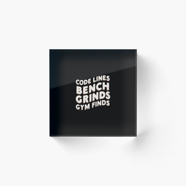 Item preview, Lines Bench Grinds Gym Finds designed and sold by CosmicFreedom9.