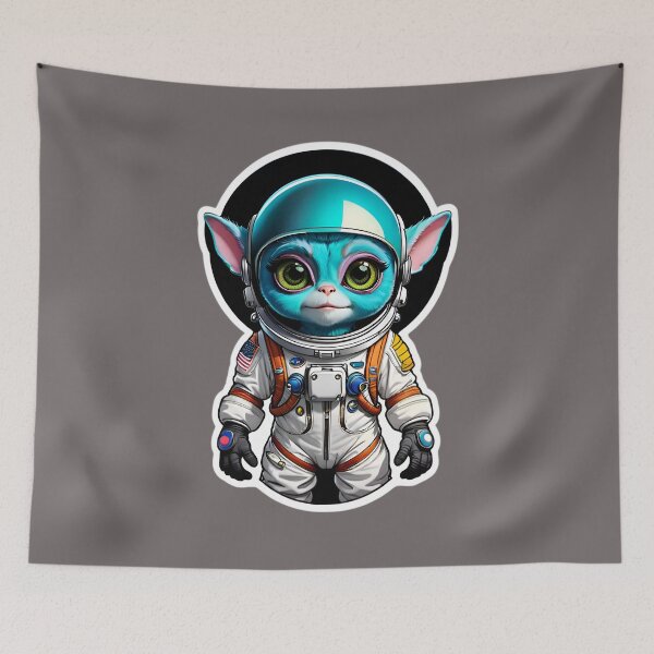 Item preview, Cool Space Gremlin Astronaut designed and sold by TheArtOfPat.