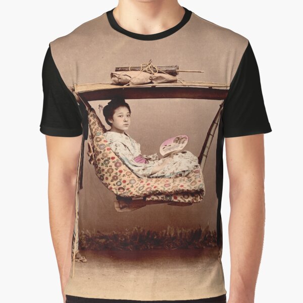 Japanese Kago, travelling chair Graphic T-Shirt