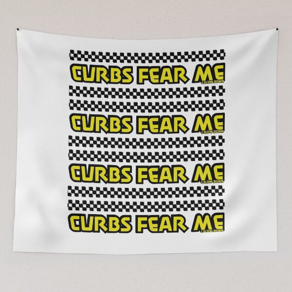 Item preview, Curbs Fear Me Aesthetic Car funny gifts for bumper designed and sold by MatthewViews.