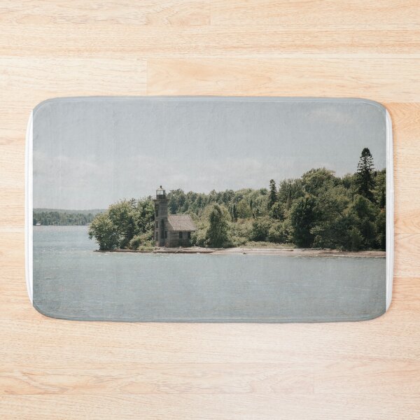 Item preview, East Channel Lighthouse in Pictured Rocks National Lakeshore in Munising, Michigan designed and sold by LindsayVTravels.
