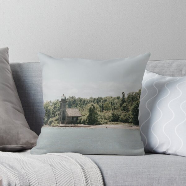 Item preview, East Channel Lighthouse in Pictured Rocks National Lakeshore in Munising, Michigan designed and sold by LindsayVTravels.