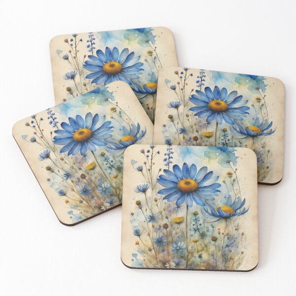 Item preview, Blue wildflowers  designed and sold by Coolparrotgirl.