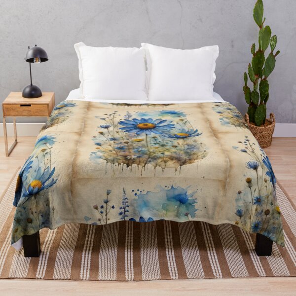 Item preview, Blue wildflowers  designed and sold by Coolparrotgirl.