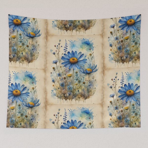 Item preview, Blue wildflowers  designed and sold by Coolparrotgirl.