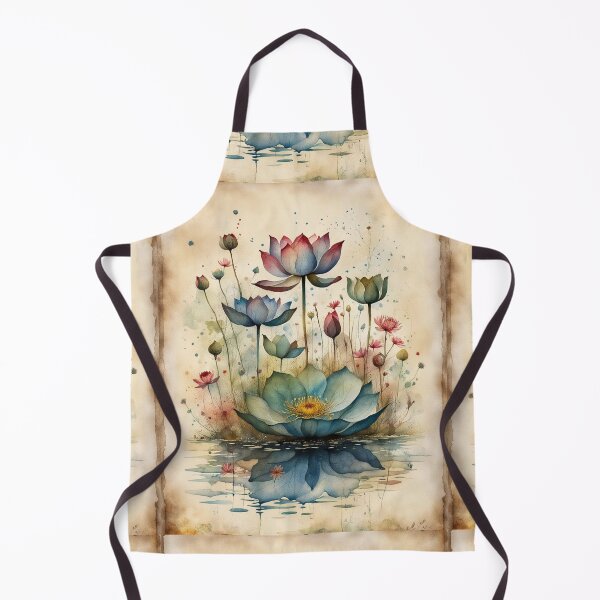 Item preview, Purple lotus  and red wildflowers  designed and sold by Coolparrotgirl.