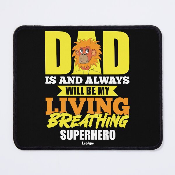 Item preview, Dad is my Living Breathing Superhero designed and sold by Wallace Stephens.