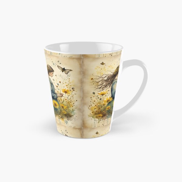 Item preview, Yellow wildflowers with girl designed and sold by Coolparrotgirl.
