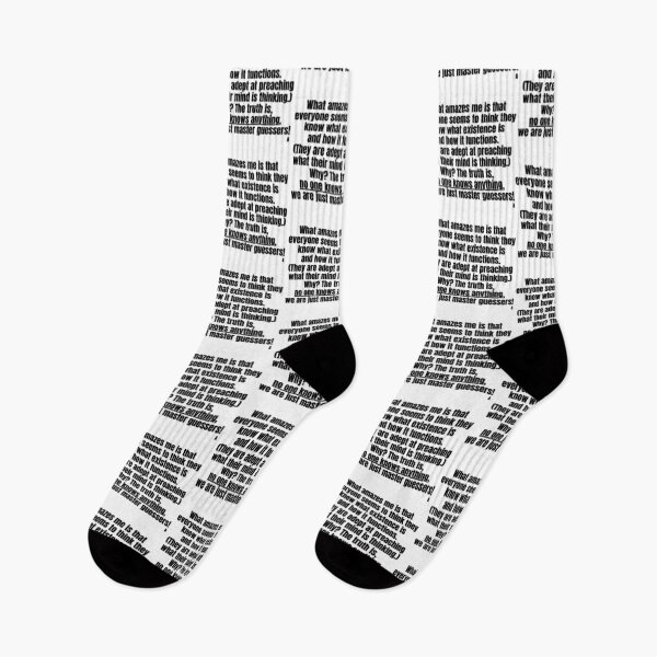 Item preview, What amazes me is that everyone seems to think they know what existence is  and how it functions.  (They are adept at preaching  what their mind is thinking.) Why The truth is,   designed and sold by Finds.
