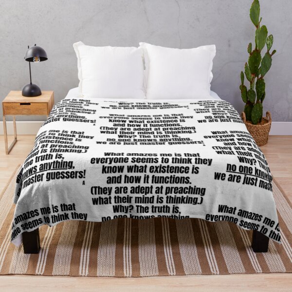 Item preview, What amazes me is that everyone seems to think they know what existence is and how it functions. (They are adept at preaching what their mind is thinking.) Why The truth is, designed and sold by Finds.