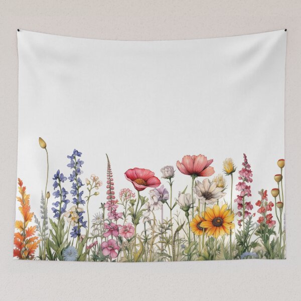 Item preview, Watercolor floral border - flower edges designed and sold by Daydreamsatdawn.