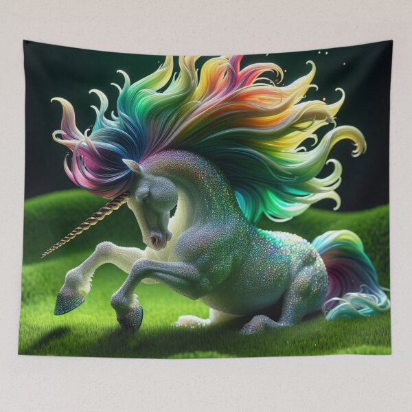Artikelvorschau, Regenbogen Einhorn entworfen und verkauft von caroldarlene.