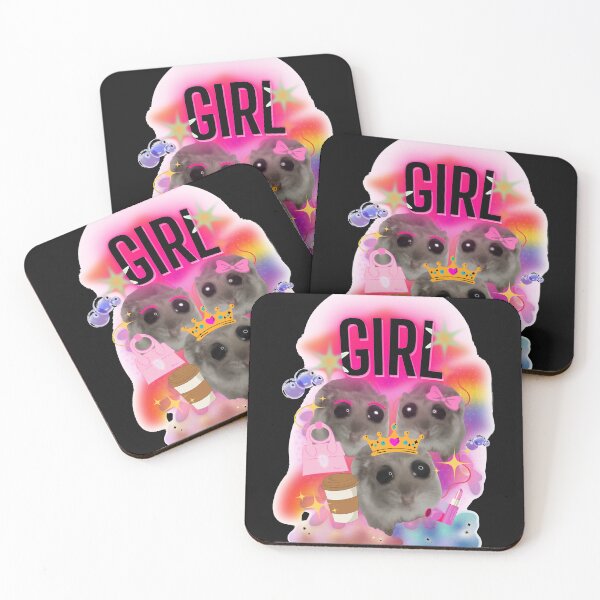 Item preview, Funny Coquette Sad Hamster Meme | Cute Gifts for Girls, Friends, Girlfriends – Spread Smiles designed and sold by BrooklynRhodes.