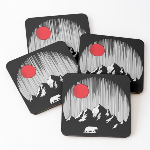 Item preview, Polar Bear And Red Moon designed and sold by EdStark.