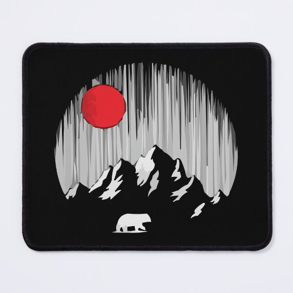Item preview, Polar Bear And Red Moon designed and sold by EdStark.