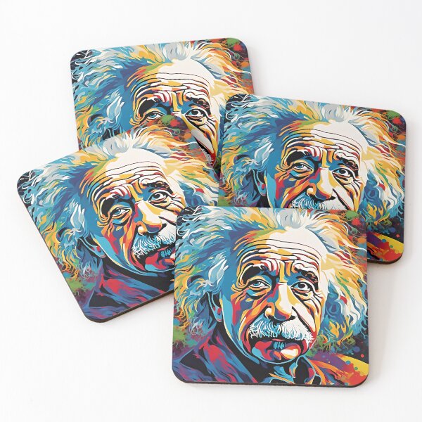 Aperçu de l'œuvre Einstein pop-art  créée et vendue par Po11en.
