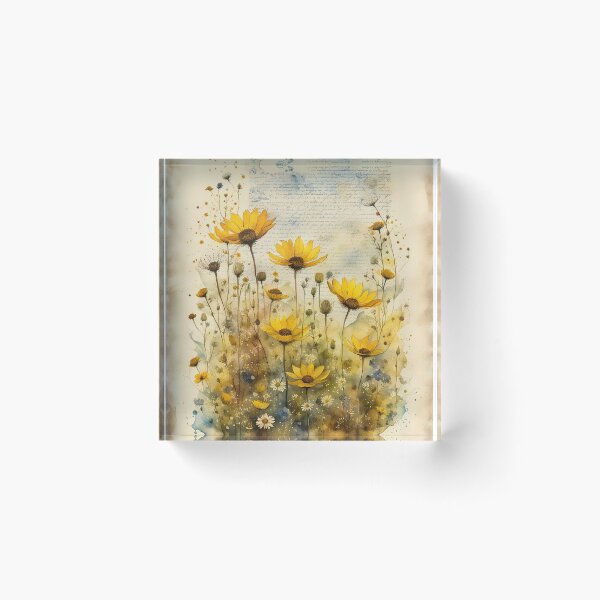 Item preview, Yellow wildflowers  designed and sold by Coolparrotgirl.