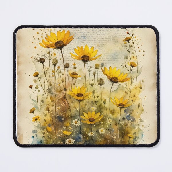 Item preview, Yellow wildflowers  designed and sold by Coolparrotgirl.