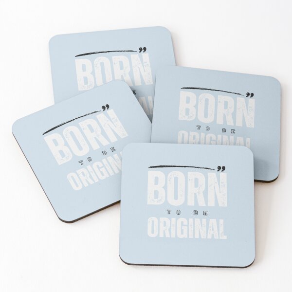 Item preview, Born to be Original | Pastel Blue Background designed and sold by RM-Journey.