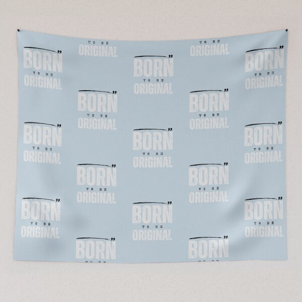 Item preview, Born to be Original | Pastel Blue Background designed and sold by RM-Journey.