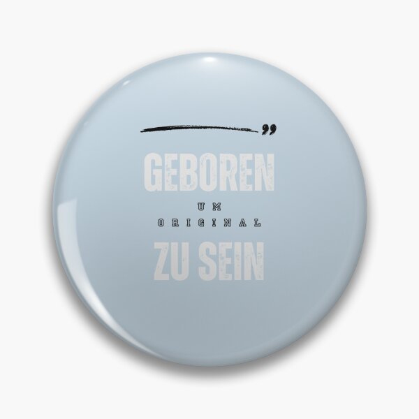 Item preview, Geboren, um original zu sein | Pastel Blue Background designed and sold by RM-Journey.
