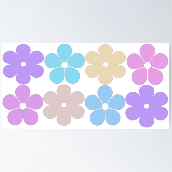Item preview, Pastel Colored Flowers designed and sold by KDStout.