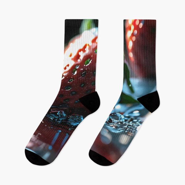 Item preview, Glistening Water Droplets on a Fresh Strawberry designed and sold by ArteeInnovation.