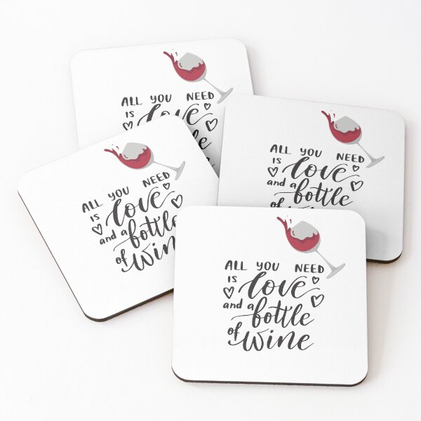 Item preview, Love and a Bottle of Wine designed and sold by TrinketTeez.