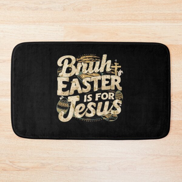 Item preview, funny Retro Religious Christian Easter Gift Bruh Easter Is For Jesus Religious Humor funny Easter Jesus Quote for Easter Jesus Statement and Christian Holiday designed and sold by Kiraz771s.