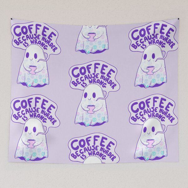 Item preview, Coffee: Because Murder is Wrong  designed and sold by Jess.a.creates.