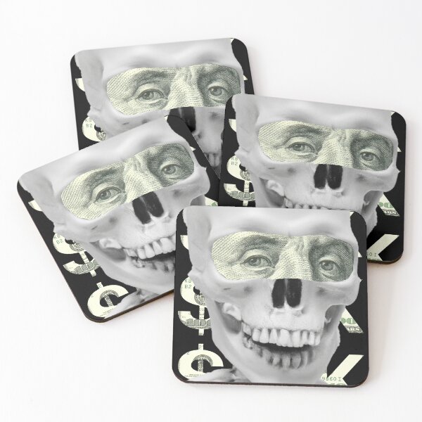 Item preview, $ICK Greedy Joe Dollar Eyes Money Skull designed and sold by OnPointOutfits.