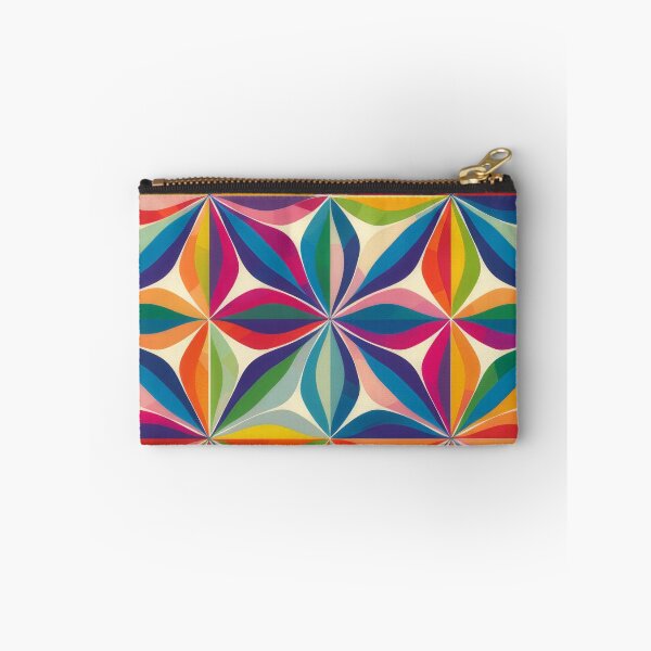 Item preview, Bright colourful abstract floral pattern print designed and sold by PrettyPinkSkies.