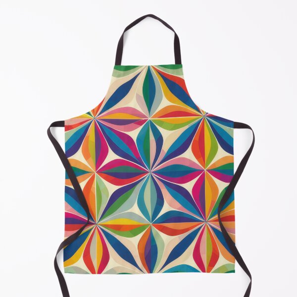 Item preview, Bright colourful abstract floral pattern print designed and sold by PrettyPinkSkies.