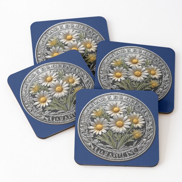 Item preview, Fantasy Coin Daisies designed and sold by Ciervo Primavera.