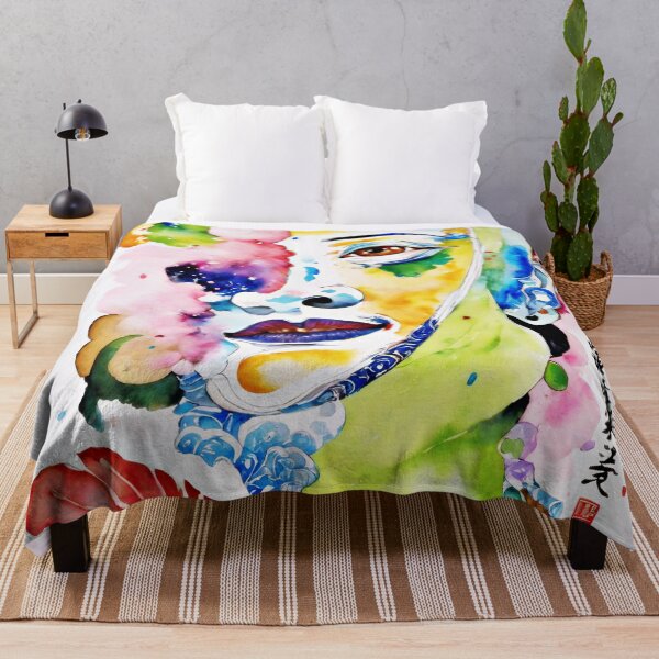 Item preview, Copie de "Jade", abstract watercolor portrait designed and sold by ATartelin.
