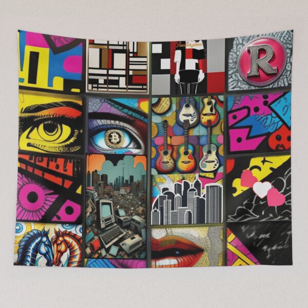 Item preview, Graffiti style pop art designed and sold by Roxburylane.