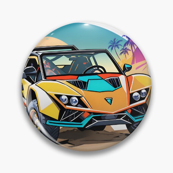 Item preview, Cool Dune Buggy Desert Rally Racing Car designed and sold by TheArtOfPat.