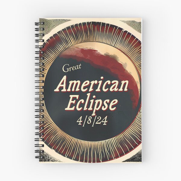 Item preview, Vintage American Eclipse 2024 Commemorative Graphic Design designed and sold by David Balzen.