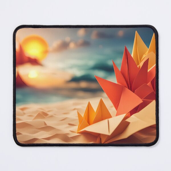 Item preview, Original Art - Golden Horizons: Sunset Serenity by the Sea designed and sold by ArtfulFolds.