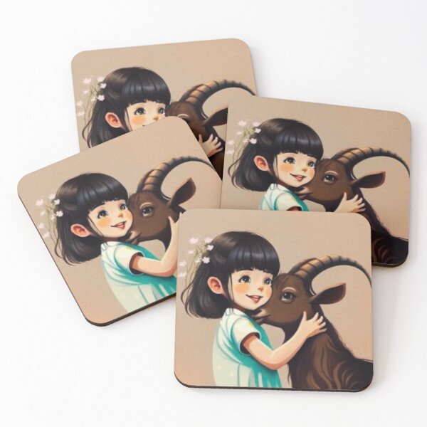 Item preview, The girl and the goat  designed and sold by mahjh.